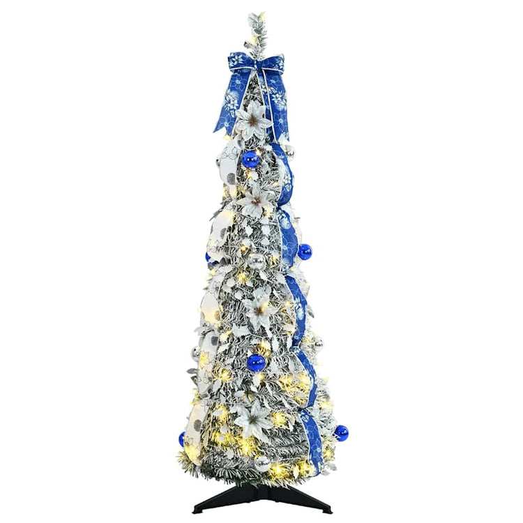Vidaxx künstlicher Weihnachtsbaum mit 50 LEDs mit standardmäßigem weißem 120 cm PVC
