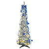 Vidaxx künstlicher Weihnachtsbaum mit 100 LEDs mit standardmäßigem weißem 150 cm PVC