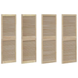 Vidaxxl Schranktür 4 Stk. Natur 170 x 2,1 x 59,5 cm massives Kiefernholz - afbeelding 2