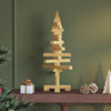 VidaXL-Weihnachtsbaum aus Holz mit standardmäßigem braunem 60 cm massivem Kiefernholz