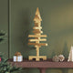 VidaXL-Weihnachtsbaum aus Holz mit standardmäßigem braunem 60 cm massivem Kiefernholz