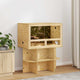 Vidaxl Terrarium braun 80 x 50 x 50 cm OSB