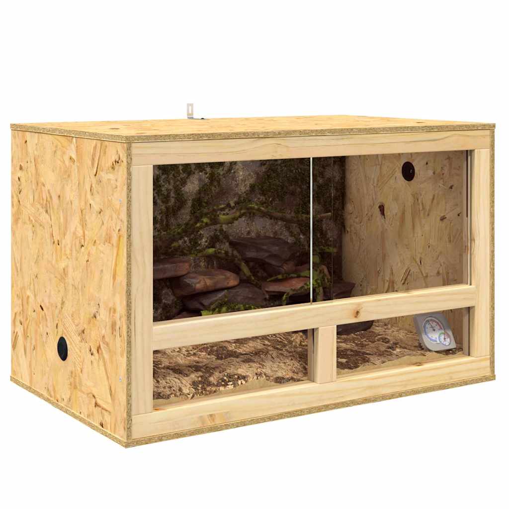 Vidaxl Terrarium braun 80 x 50 x 50 cm OSB