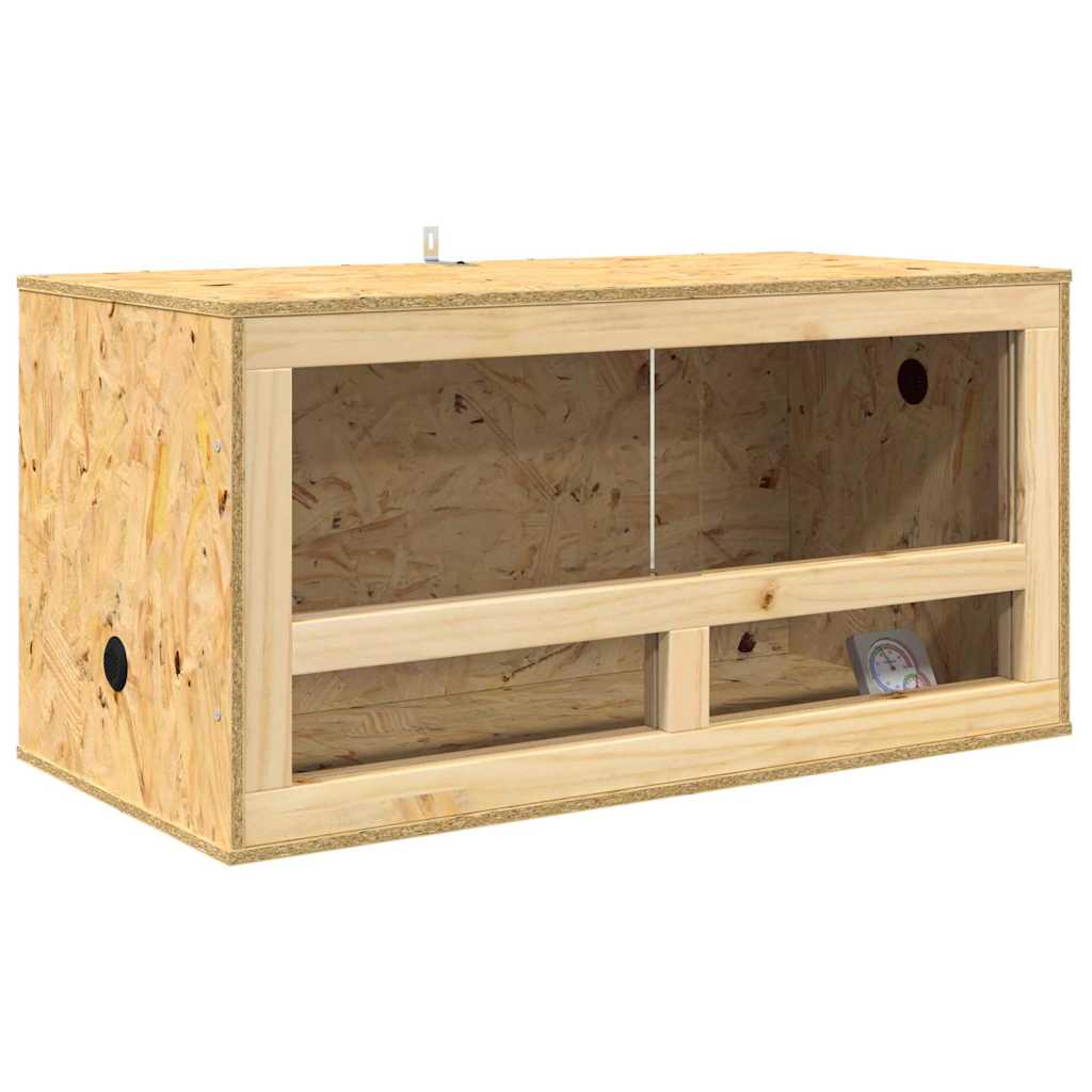 Vidaxl Terrarium braun 80 x 40 x 40 cm OSB