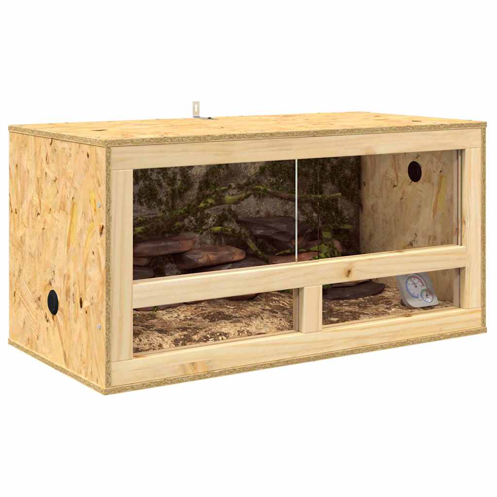 Vidaxl Terrarium braun 80 x 40 x 40 cm OSB