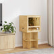 Vidaxl Terrarium braun 50 x 50 x 50 cm OSB