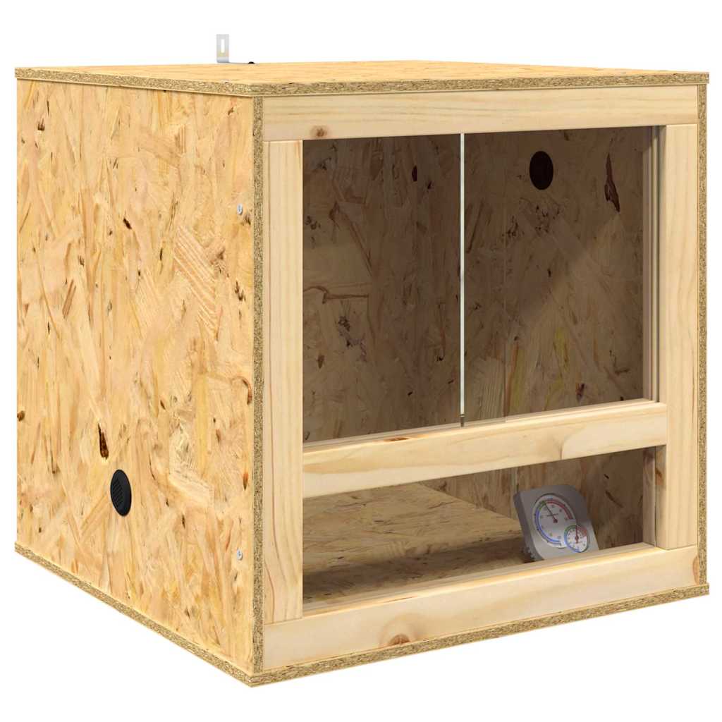 Vidaxl Terrarium braun 50 x 50 x 50 cm OSB