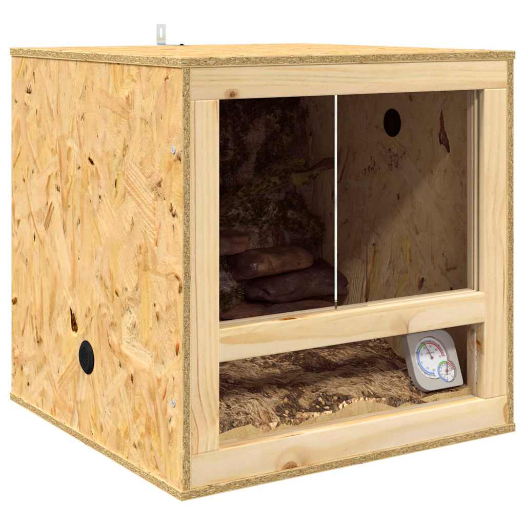Vidaxl Terrarium braun 50 x 50 x 50 cm OSB