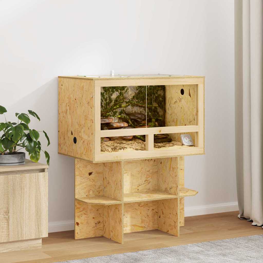 Vidaxl Terrarium braun 80 x 50 x 50 cm OSB