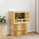 Vidaxl Terrarium braun 80 x 50 x 50 cm OSB