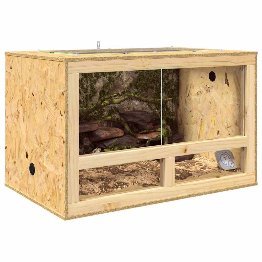 Vidaxl Terrarium braun 80 x 50 x 50 cm OSB