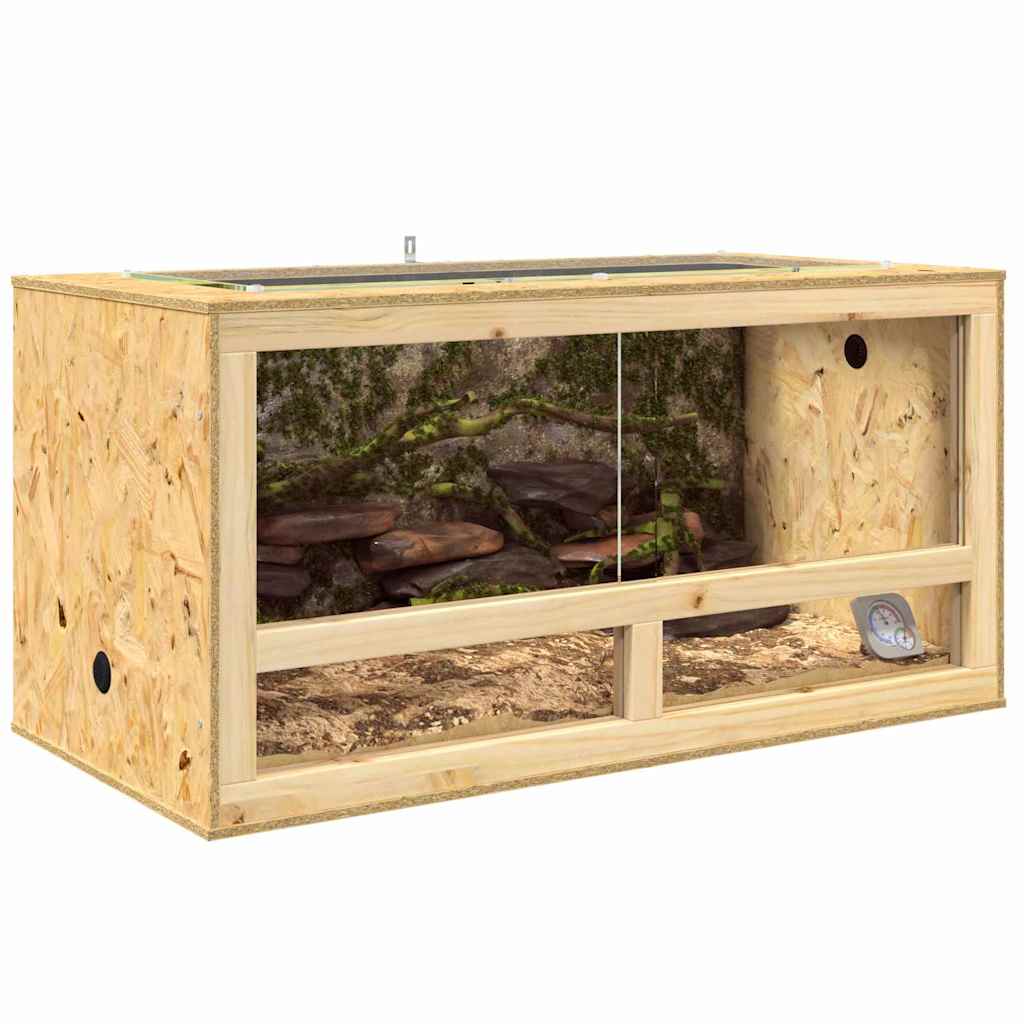 Vidaxl Terrarium braun 100 x 50 x 50 cm OSB