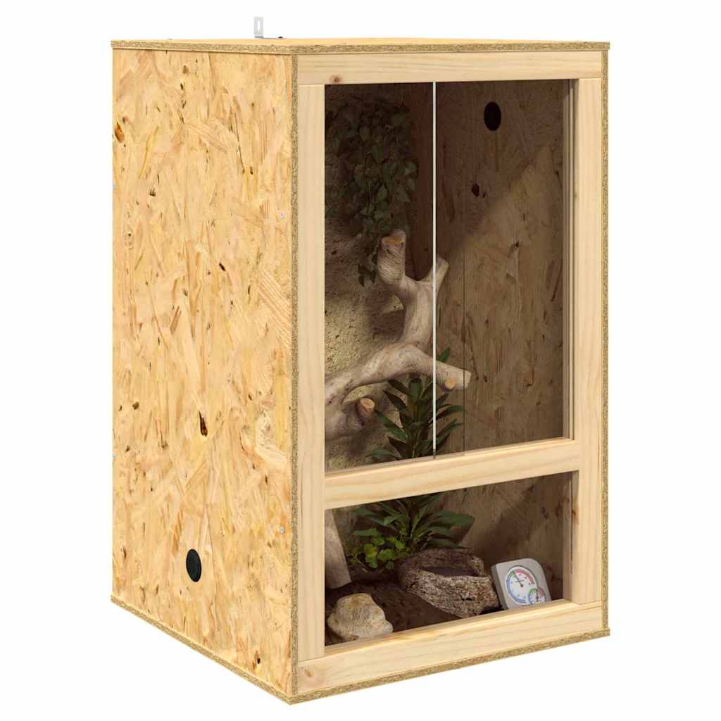Vidaxl Terrarium braun 50 x 50 x 80 cm OSB