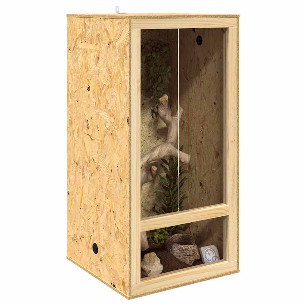 Vidaxl Terrarium braun 50 x 50 x 100 cm OSB