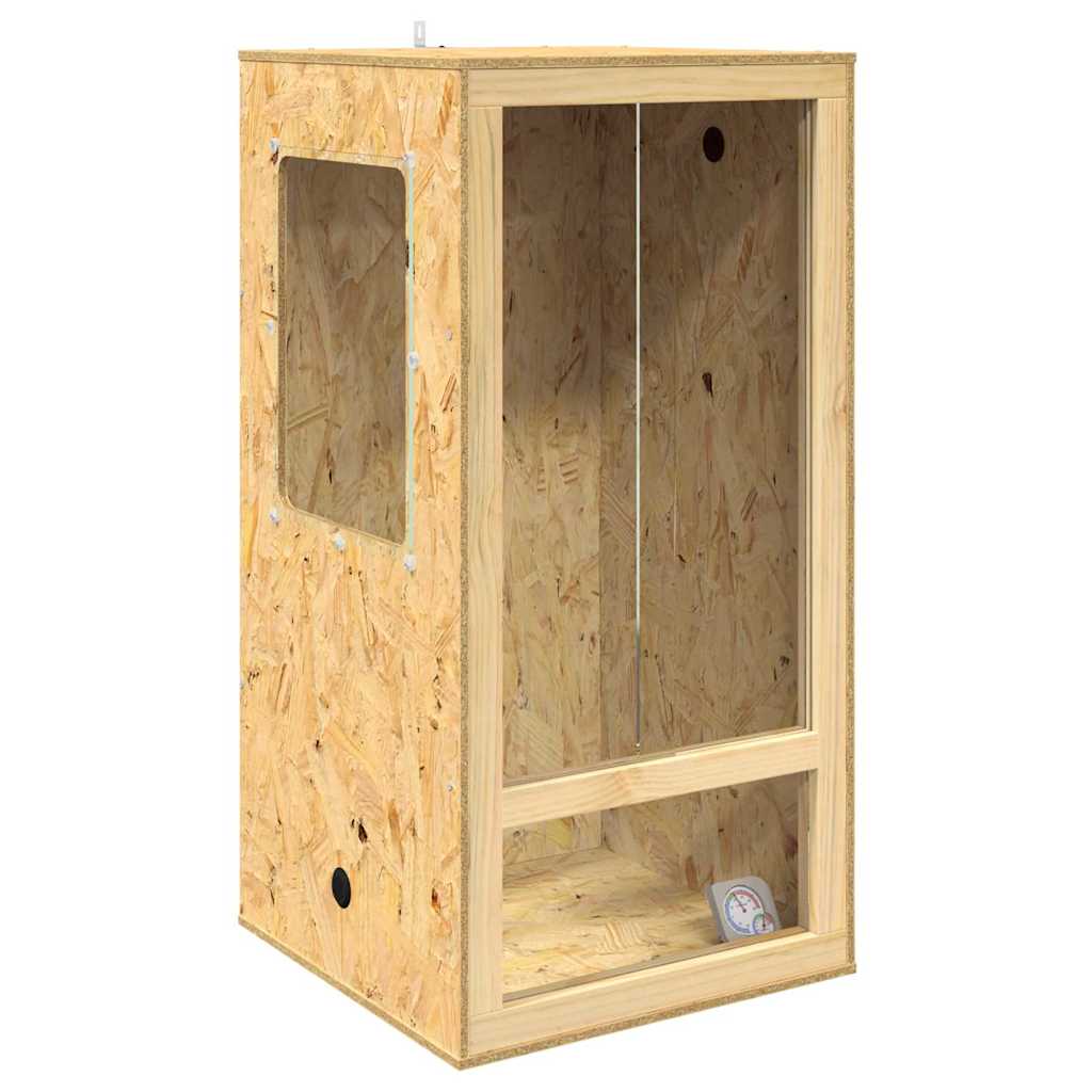Vidaxl Terrarium braun 50 x 50 x 100 cm OSB
