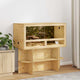 Vidaxl Terrariensockel braun 100 x 50 x 50 cm OSB