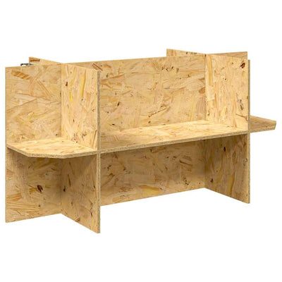 Vidaxl Terrariensockel braun 100 x 50 x 50 cm OSB