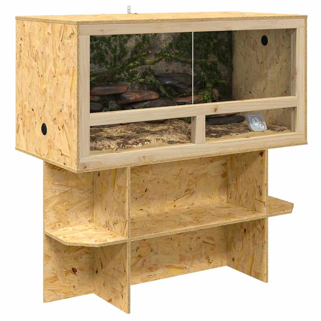 Vidaxl Terrariensockel braun 100 x 50 x 50 cm OSB