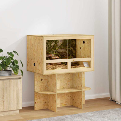 Vidaxl Terrariensockel braun 80 x 50 x 50 cm OSB
