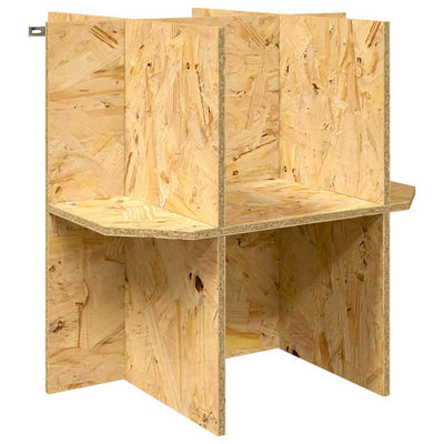 Vidaxl Terrariensockel braun 50 x 50 x 50 cm OSB