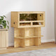 Vidaxl Terrariensockel mit Regal braun 80 x 40 x 50 cm OSB