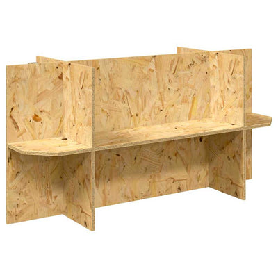 Vidaxl Terrariensockel mit Regal braun 100 x 40 x 50 cm OSB