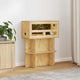 Vidaxl Terrariensockel mit Regal braun 60 x 30 x 50 cm OSB