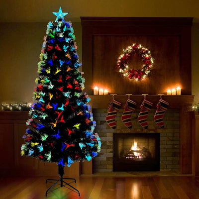 Künstlicher Weihnachtsbaum von Vidaxx mit 250 LEDs mit standardmäßigem grünem 210 cm PVC