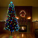 Künstlicher Weihnachtsbaum von Vidaxx mit 300 LEDs mit standardmäßigem grünem 240 cm PVC