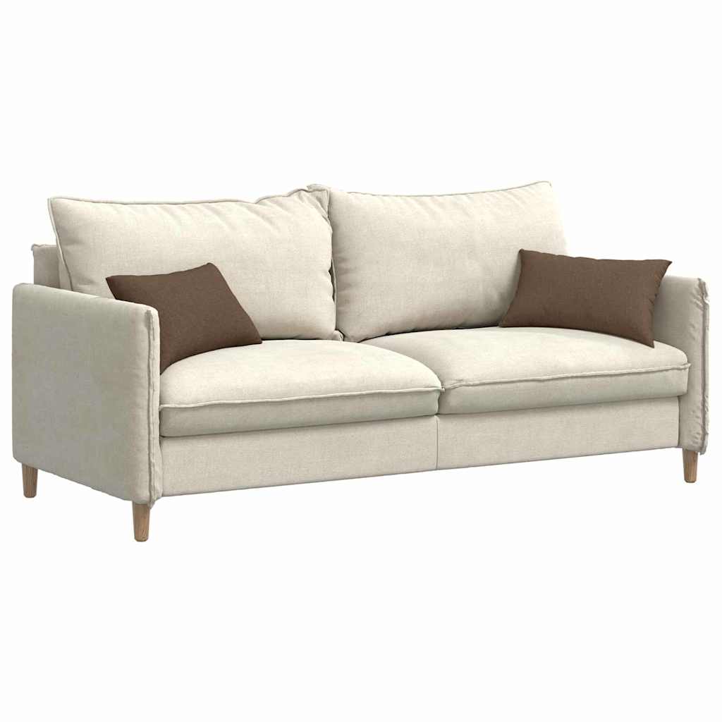 VidaXL Sofakissen 2 Stück braun 50 x 30 cm Stoff