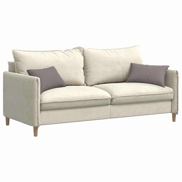 VidaXL Sofakissen 2 Stk. Taupe 50 x 30 cm Stoff