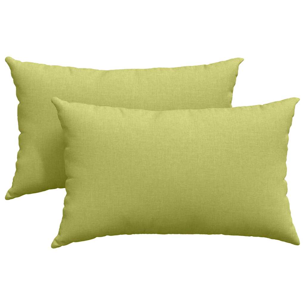 VidaXL Sofakissen 2 Stück hellgrün 50 x 30 cm Stoff