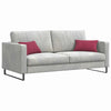 VidaXL sofa cushions, 2 pieces, wine red, 50 x 30 cm cord fabric