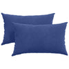 VidaXL Sofakissen, 2 Stück, Polizeiblau, 50 x 30 cm Cordstoff