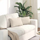 VidaXL Sofakissen 2 Stück Beige 50 x 30 cm Stoff