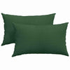 VidaXL Sofakissen, 2 Stück, Dunkelgrün, 50 x 30 cm Cordstoff