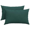 VidaXL Sofakissen 2 Stück dunkelgrün 60 x 40 cm Stoff