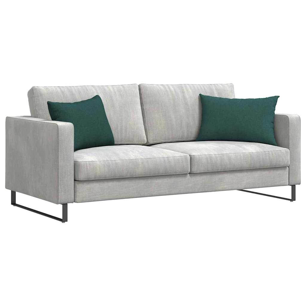 VidaXL Sofakissen 2 Stück dunkelgrün 60 x 40 cm Stoff