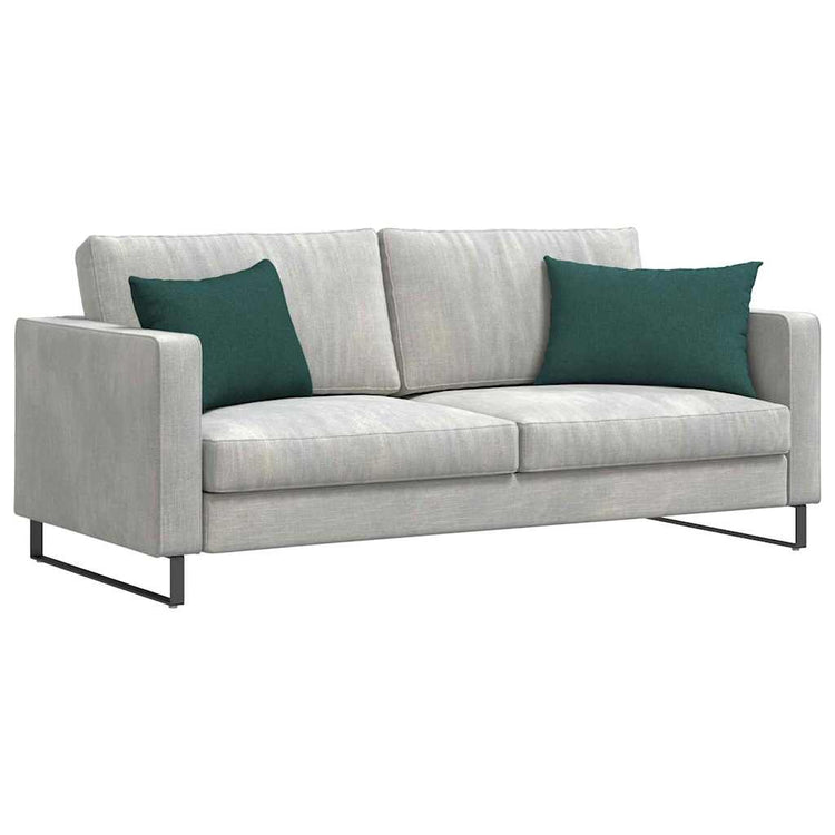 VidaXL Sofakissen 2 Stück dunkelgrün 60 x 40 cm Stoff