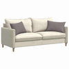 VidaXL Sofakissen 2 Stk. Taupe 60 x 40 cm Stoff