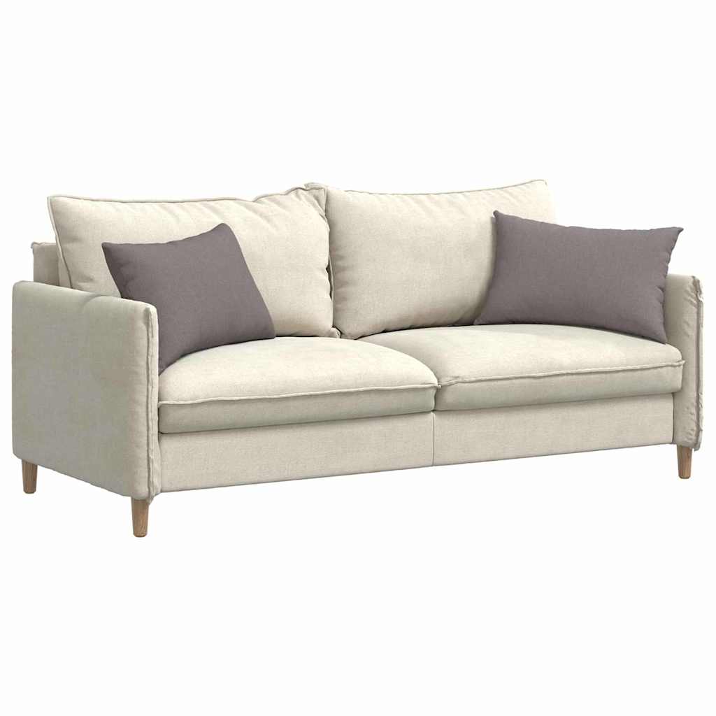 VidaXL Sofakissen 2 Stk. Taupe 60 x 40 cm Stoff