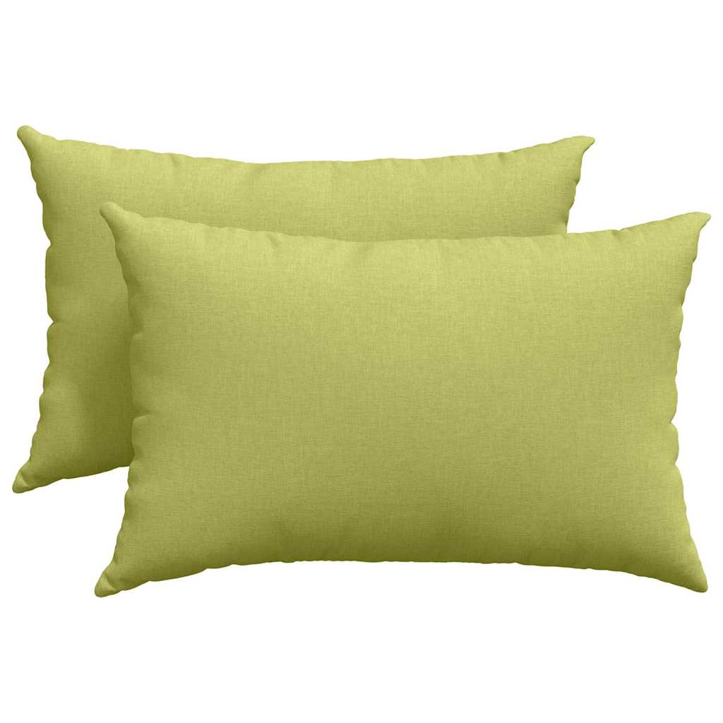 VidaXL Sofakissen 2 Stück hellgrün 60 x 40 cm Stoff