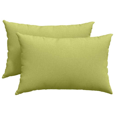 VidaXL Sofakissen 2 Stück hellgrün 60 x 40 cm Stoff