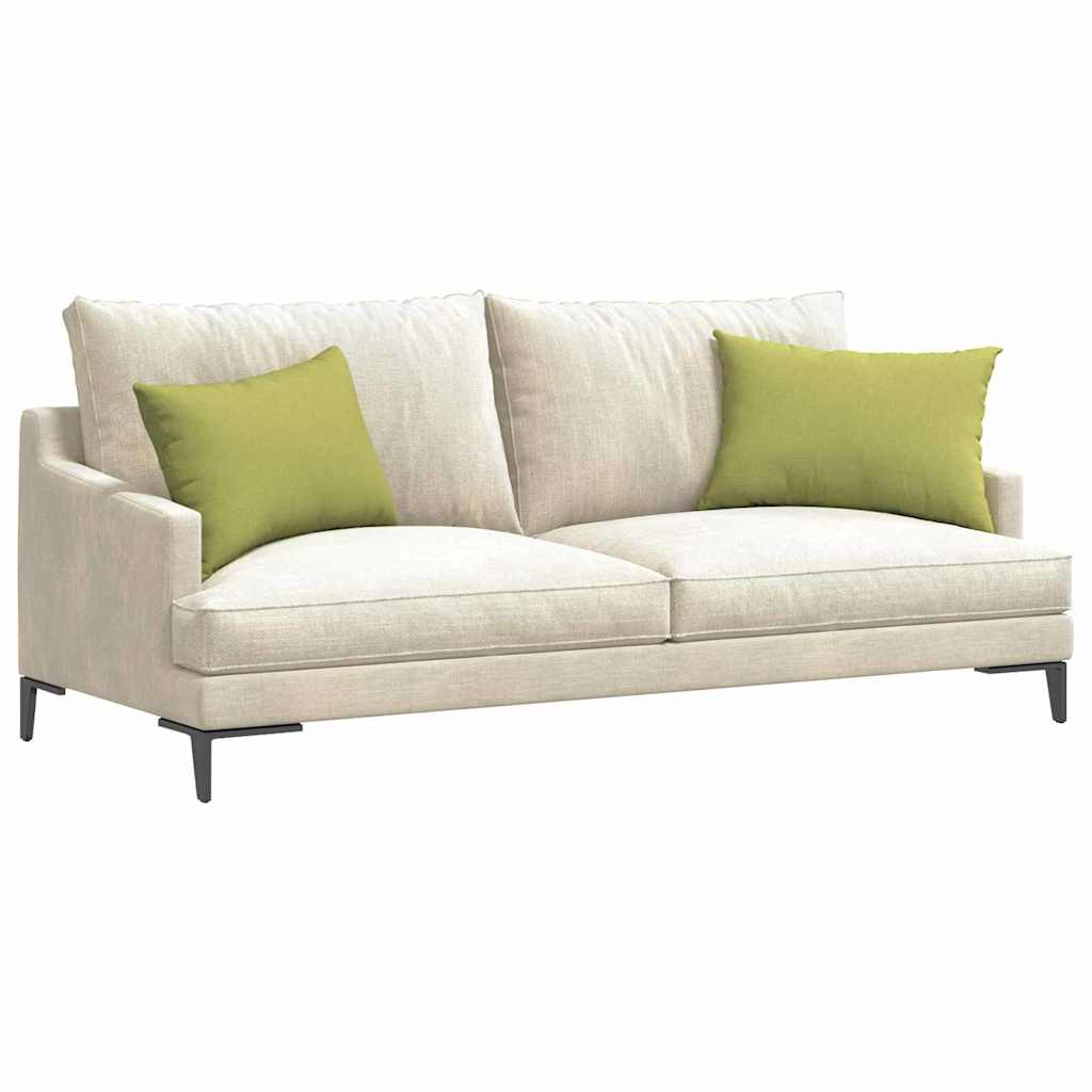 VidaXL Sofakissen 2 Stück hellgrün 60 x 40 cm Stoff