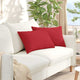VidaXL Sofakissen 2 Stück rot 60 x 40 cm Stoff