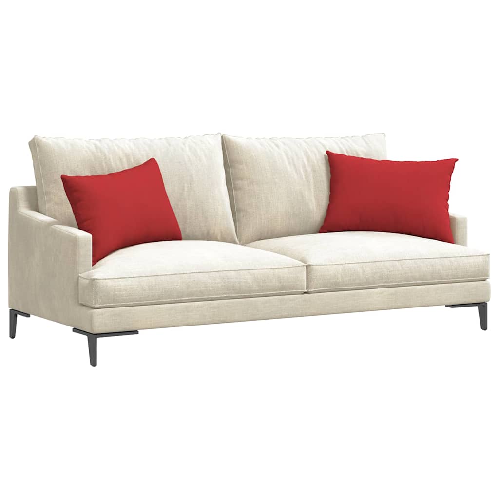VidaXL Sofakissen 2 Stück rot 60 x 40 cm Stoff