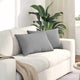 VidaXL Sofakissen 2 Stk. Wolkengrau 60 x 40 cm Stoff
