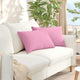 VidaXL Sofakissen 2 Stück rosa 60 x 40 cm Stoff