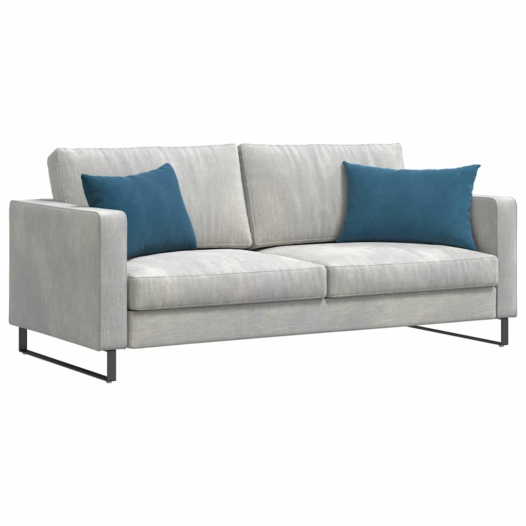 VidaXL Sofakissen 2 Stück blau 60 x 40 cm Cordstoff