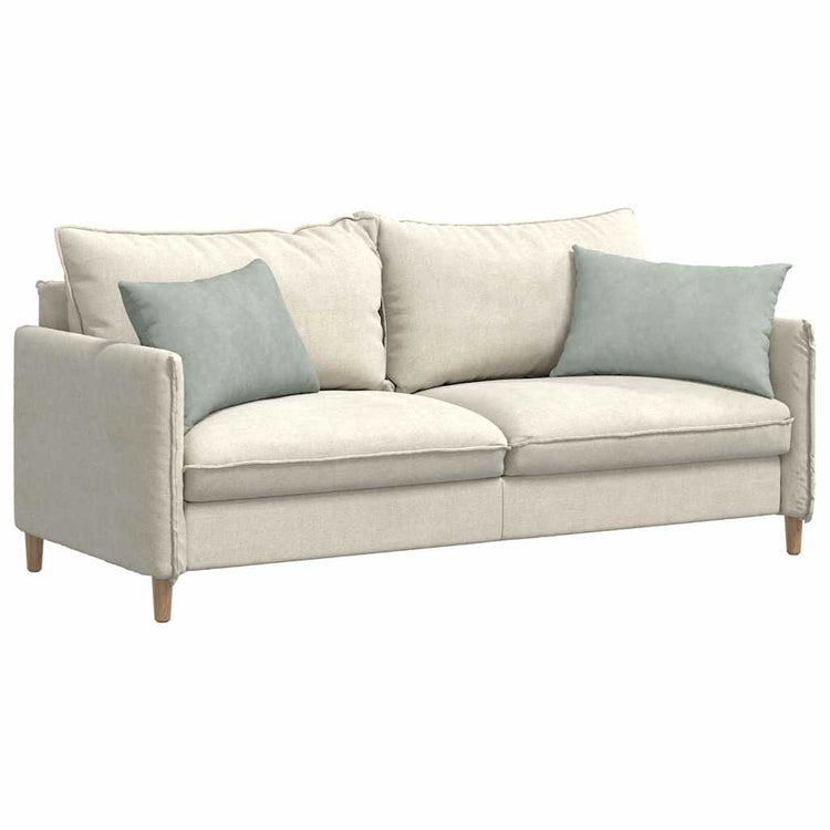 VidaXL Sofakissen 2 Stück hellgrau 60 x 40 cm Cordstoff